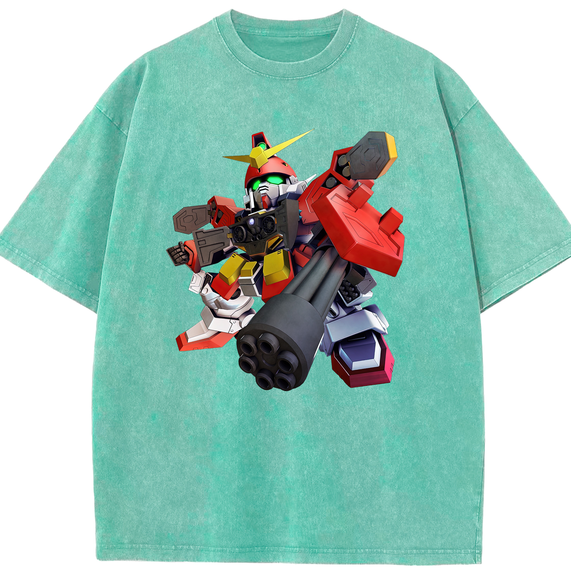 （画像用） 機動戦士ガンダム Mobile Suit Gundam 綿100% ヴィンテージ風 半袖Tシャツ（フロントプリント）